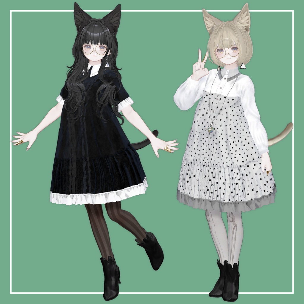 【VRChat】Marycia専用 Wide Onepiece(MA対応)