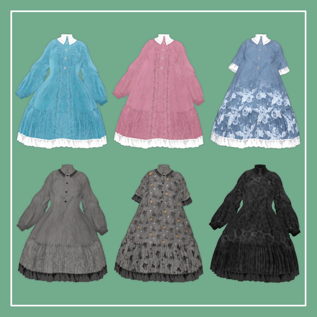 【VRChat】Marycia専用 Wide Onepiece(MA対応)