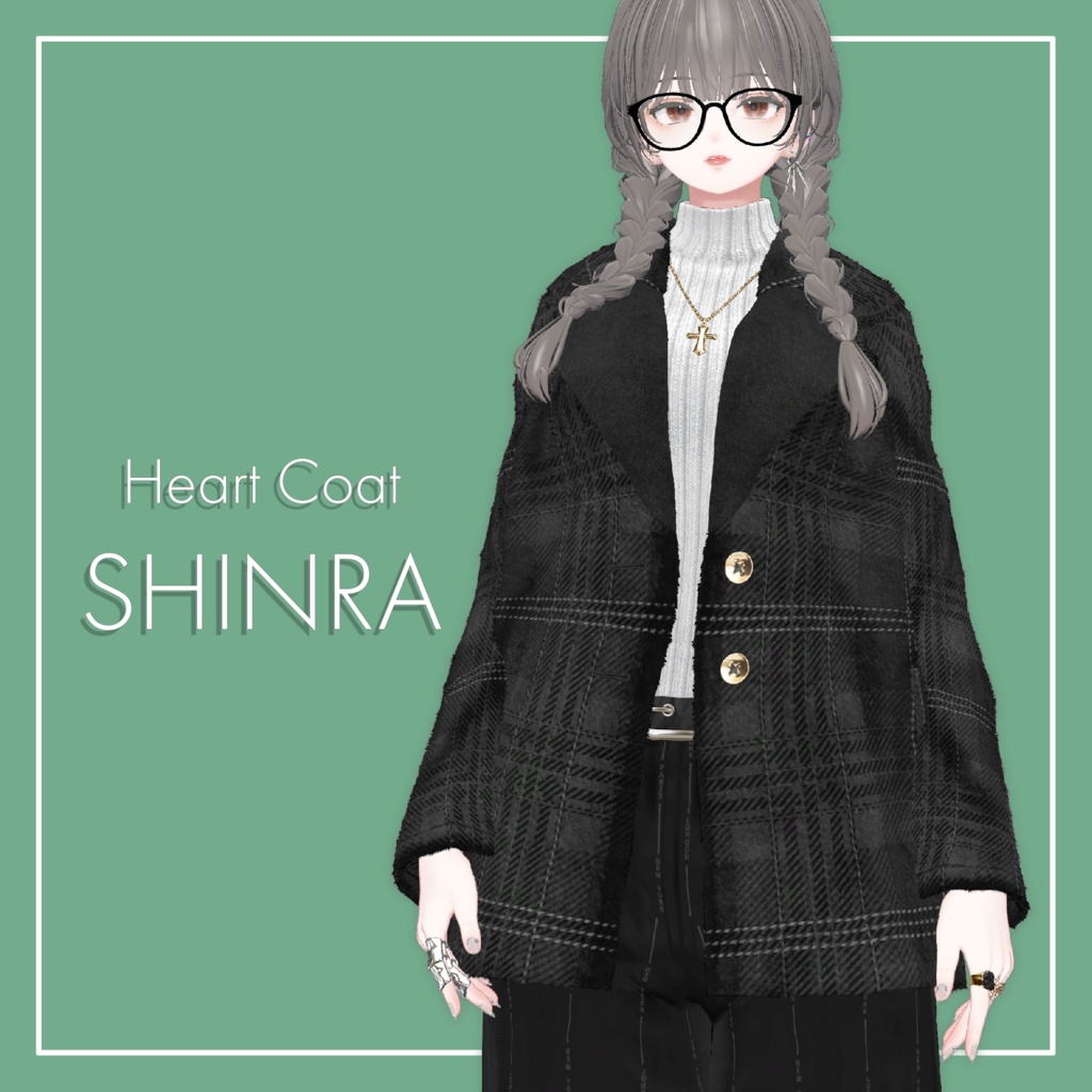 【VRChat】森羅専用 Heart Coat(MA対応)