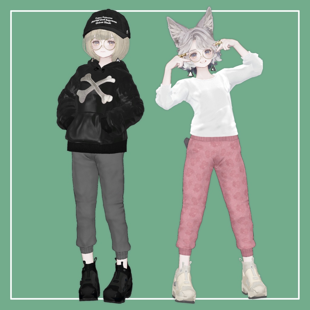 【VRChat】Marycia専用 ジョガーパンツ(MA対応)