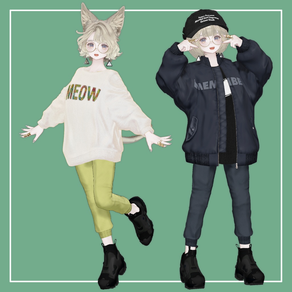 【VRChat】Marycia専用 ジョガーパンツ(MA対応)