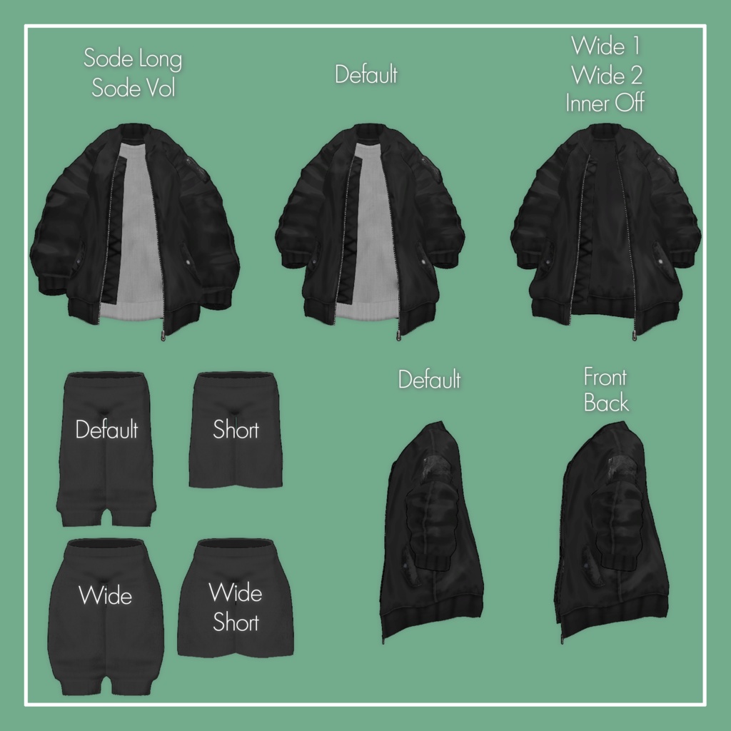 【VRChat】キプフェル専用 MA-1(MA対応)