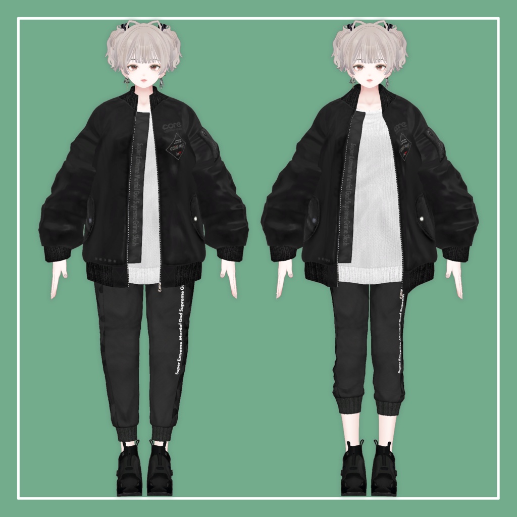 【VRChat】森羅専用 MA-1 & Jogger Pants(MA対応)