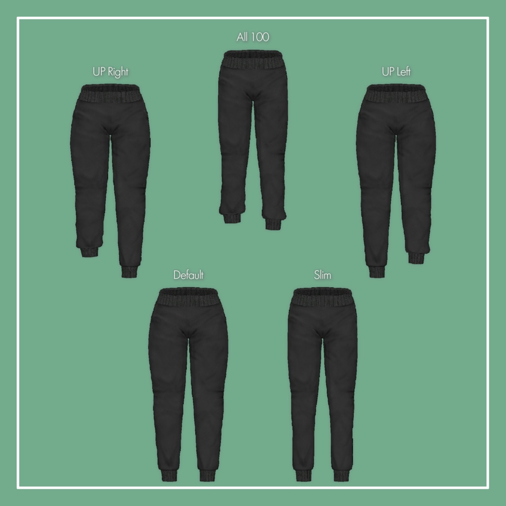 【VRChat】森羅専用 MA-1 & Jogger Pants(MA対応)