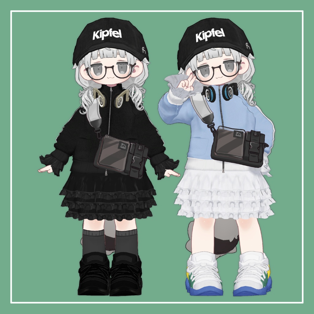 【VRChat】キプフェル専用 Jersey FrillSkirt(MA対応)