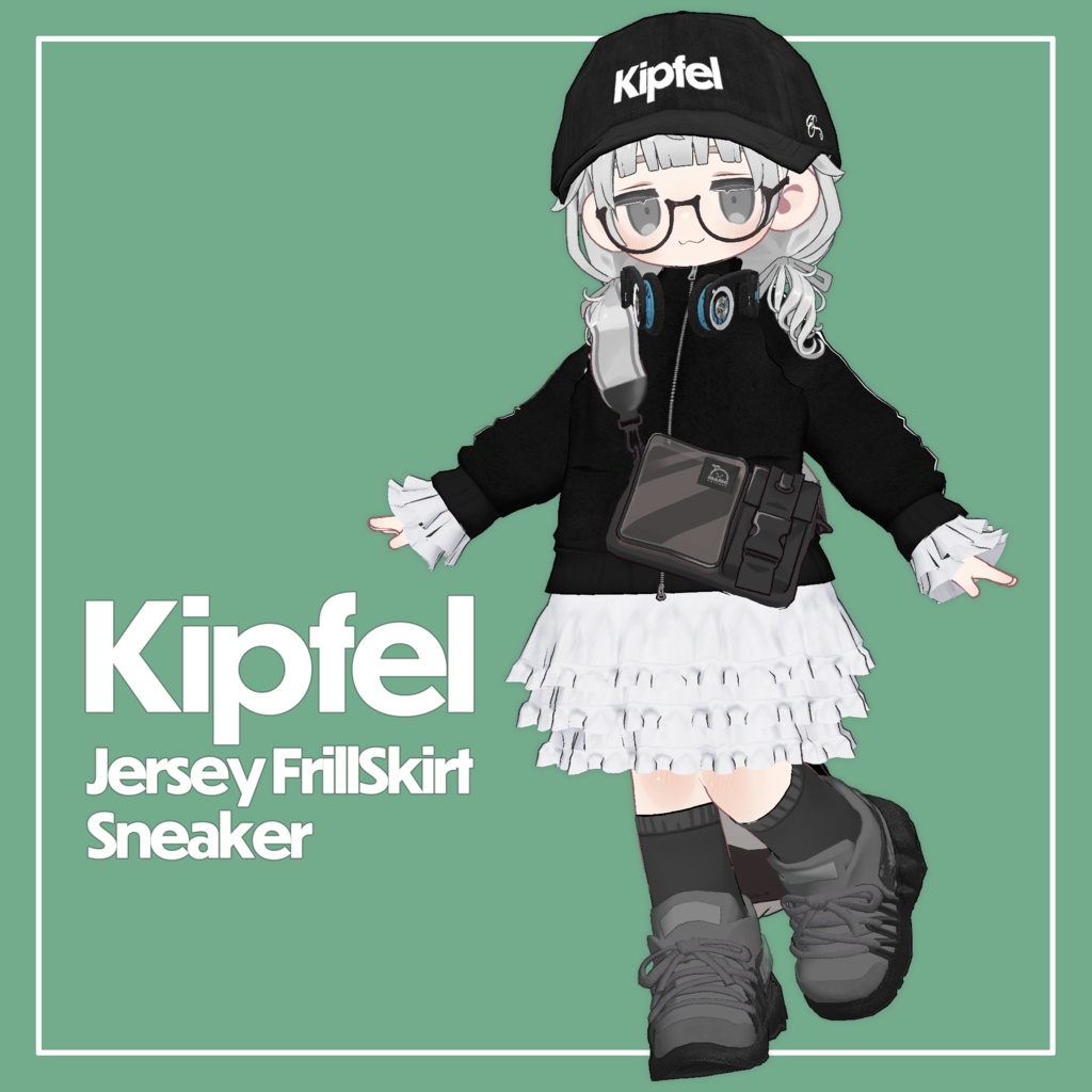 【VRChat】キプフェル専用 Jersey FrillSkirt（MA対応）