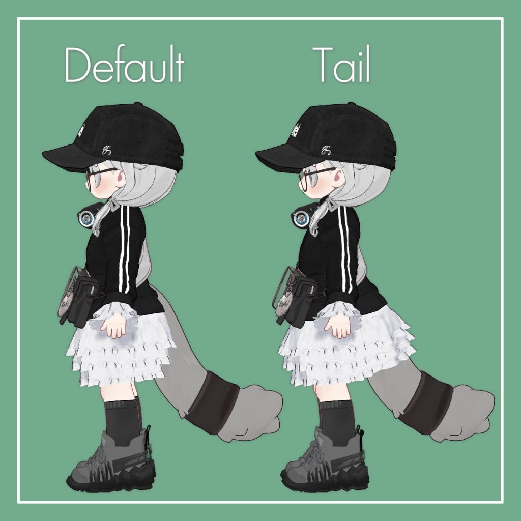 【VRChat】キプフェル専用 Jersey FrillSkirt(MA対応)