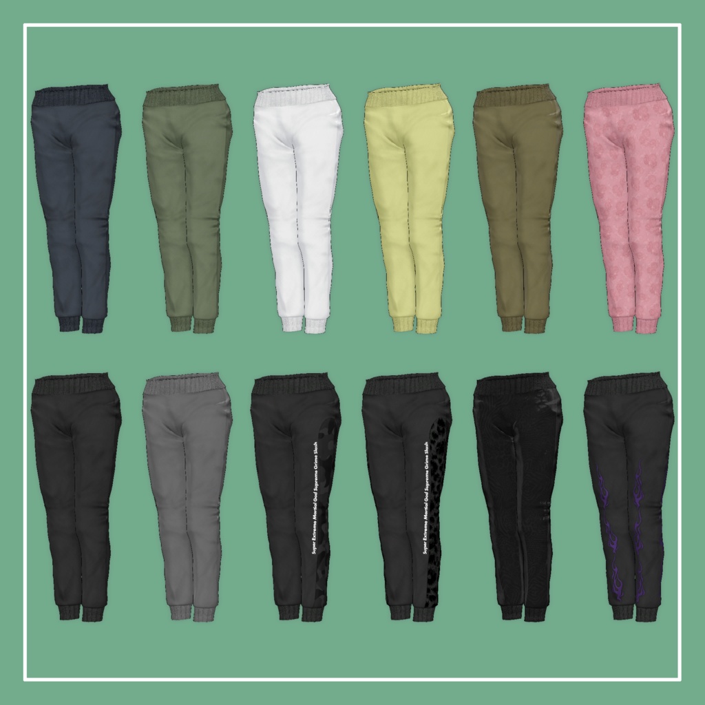 【VRChat】Lowtus専用 MA-1 & Jogger Pants(MA対応)