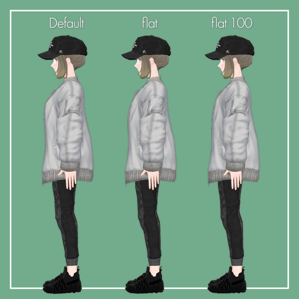 【VRChat】Lowtus専用 MA-1 & Jogger Pants(MA対応)