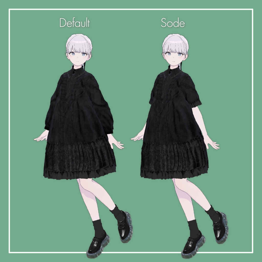 【VRChat】Lapwing専用 Wide Onepiece(MA対応)