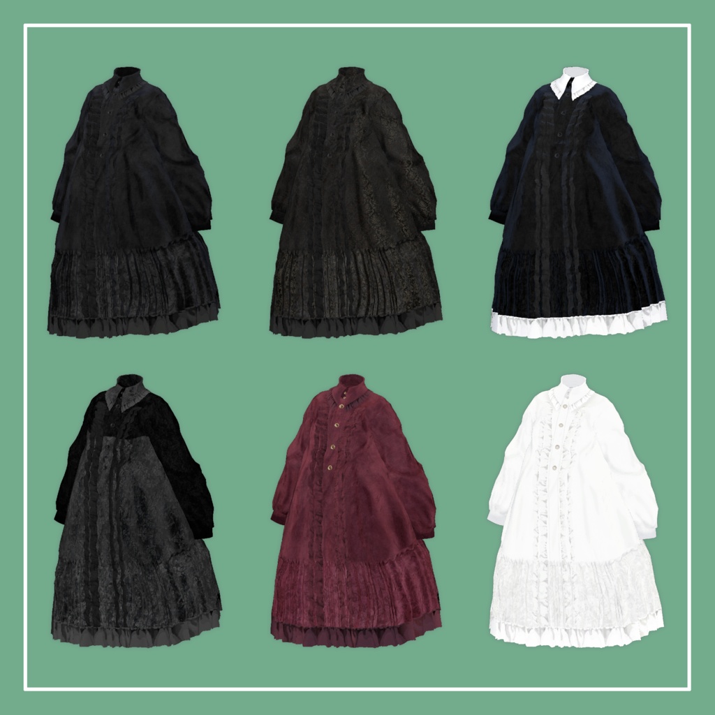 【VRChat】Lapwing専用 Wide Onepiece(MA対応)