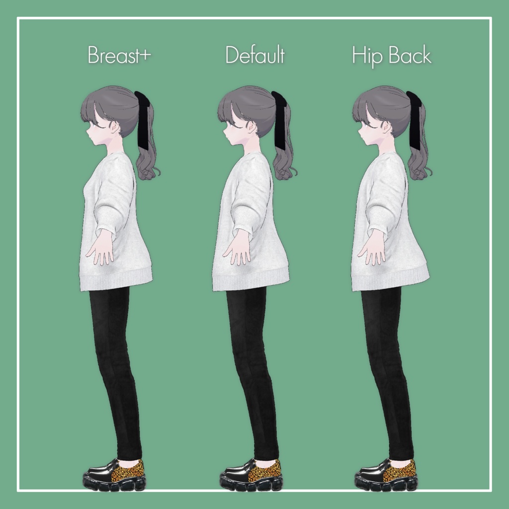 【VRChat】Lapwing専用 DolmanSleeve(MA対応)