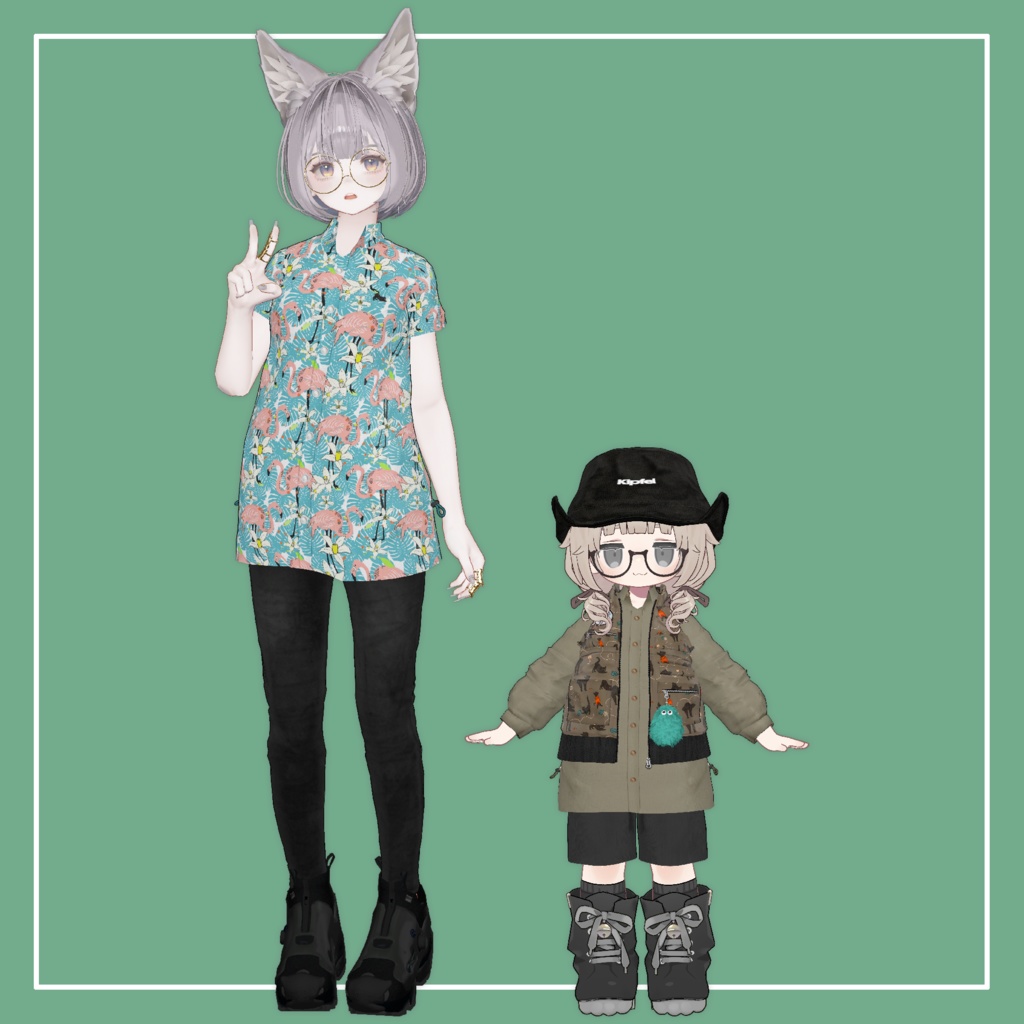 【VRChat】Marycia & Kipfel Fisherman's Set(MA対応)