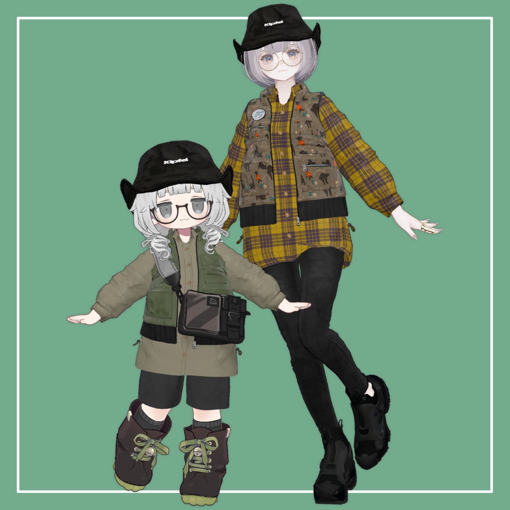【VRChat】Marycia & Kipfel Fisherman's Set(MA対応)