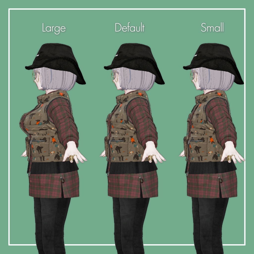 【VRChat】Marycia & Kipfel Fisherman's Set(MA対応)