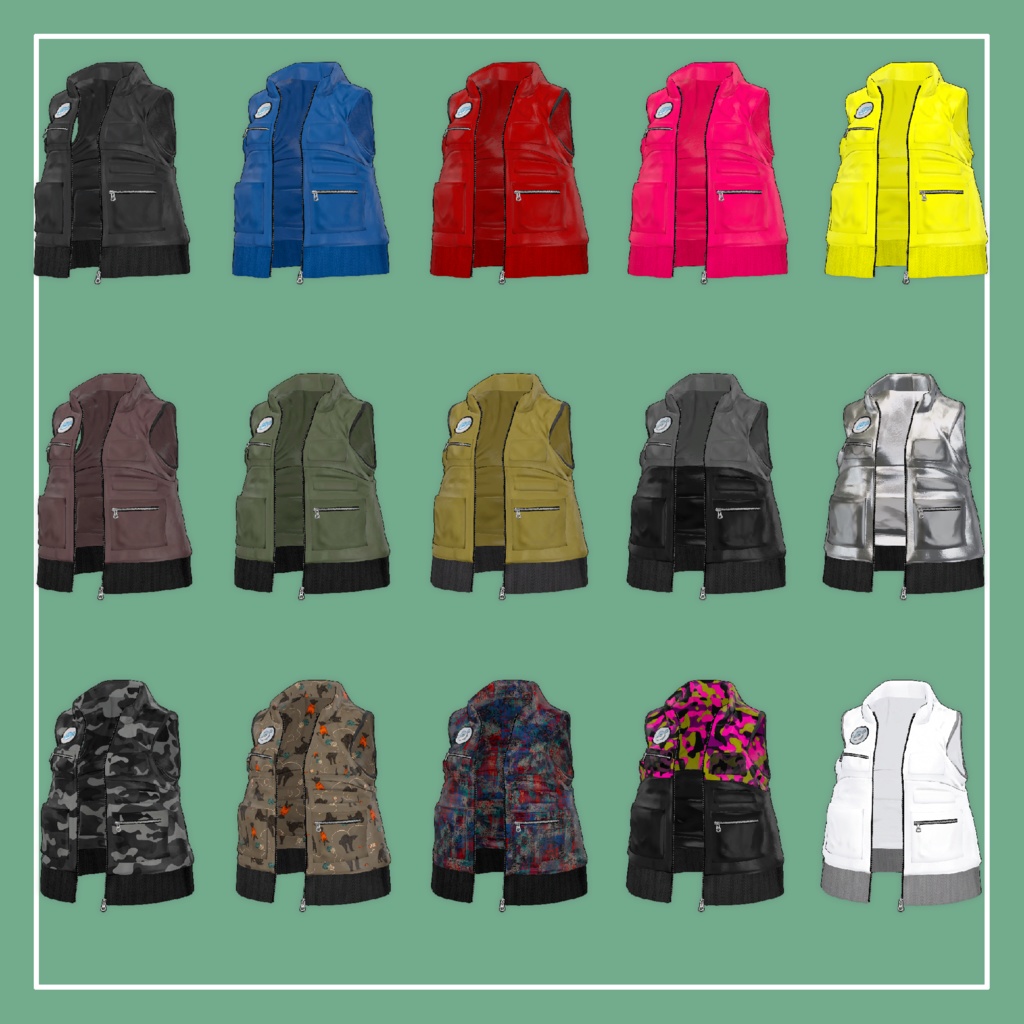 【VRChat】森羅専用 Fisherman's Set(MA対応)