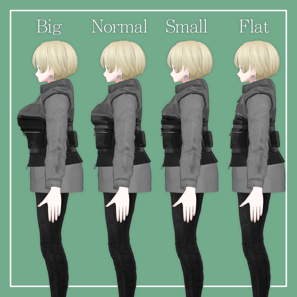 【VRChat】森羅専用 Fisherman's Set(MA対応)