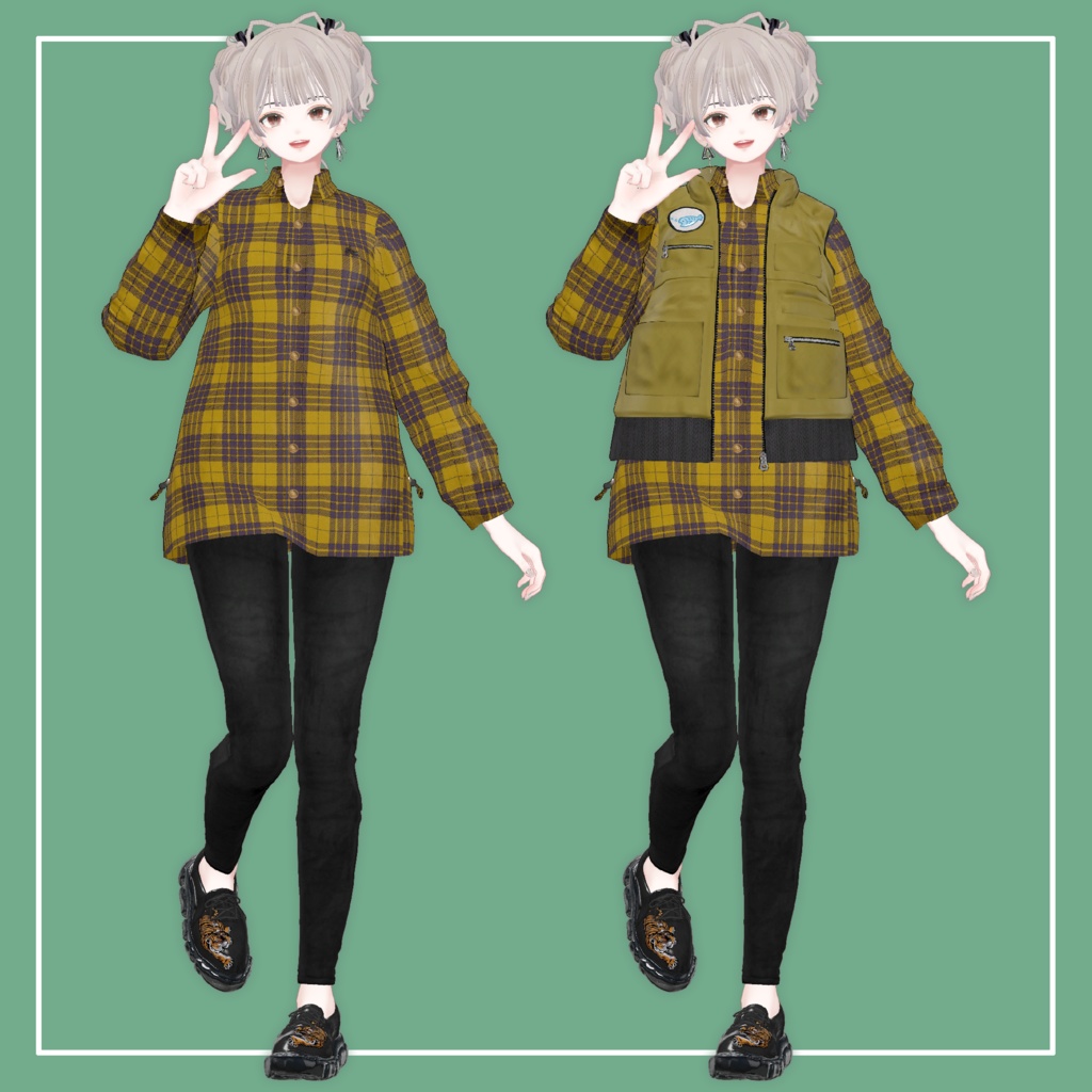 【VRChat】森羅専用 Fisherman's Set(MA対応)