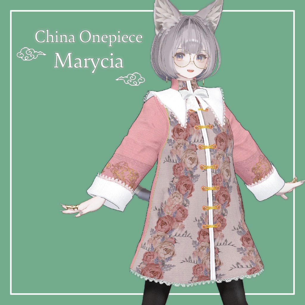 【VRChat】Marycia専用 China Onepiece（MA対応）