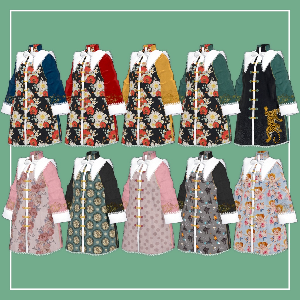 【VRChat】Marycia専用 China Onepiece(MA対応)