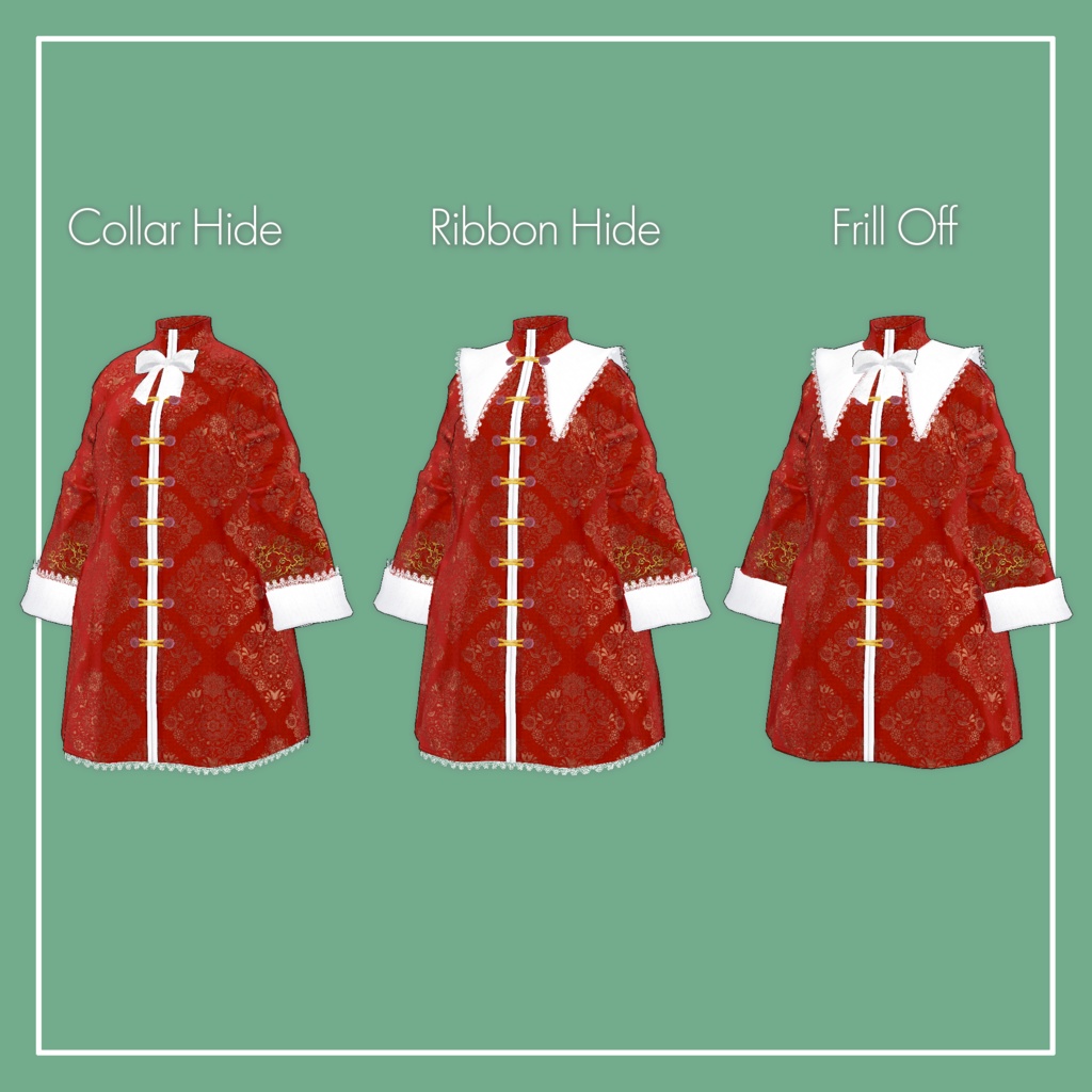 【VRChat】Marycia専用 China Onepiece(MA対応)