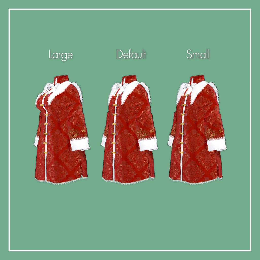 【VRChat】Marycia専用 China Onepiece(MA対応)