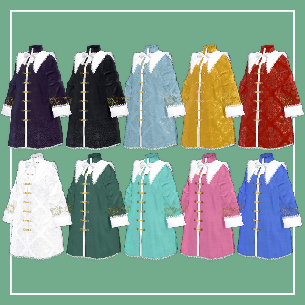 【VRChat】Lowtus専用 China Onepiece(MA対応)