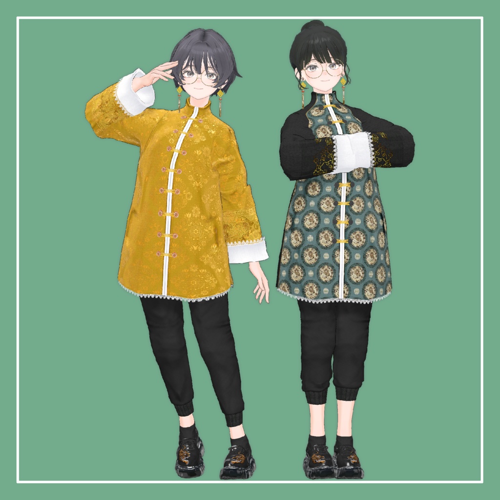 【VRChat】Lowtus専用 China Onepiece(MA対応)