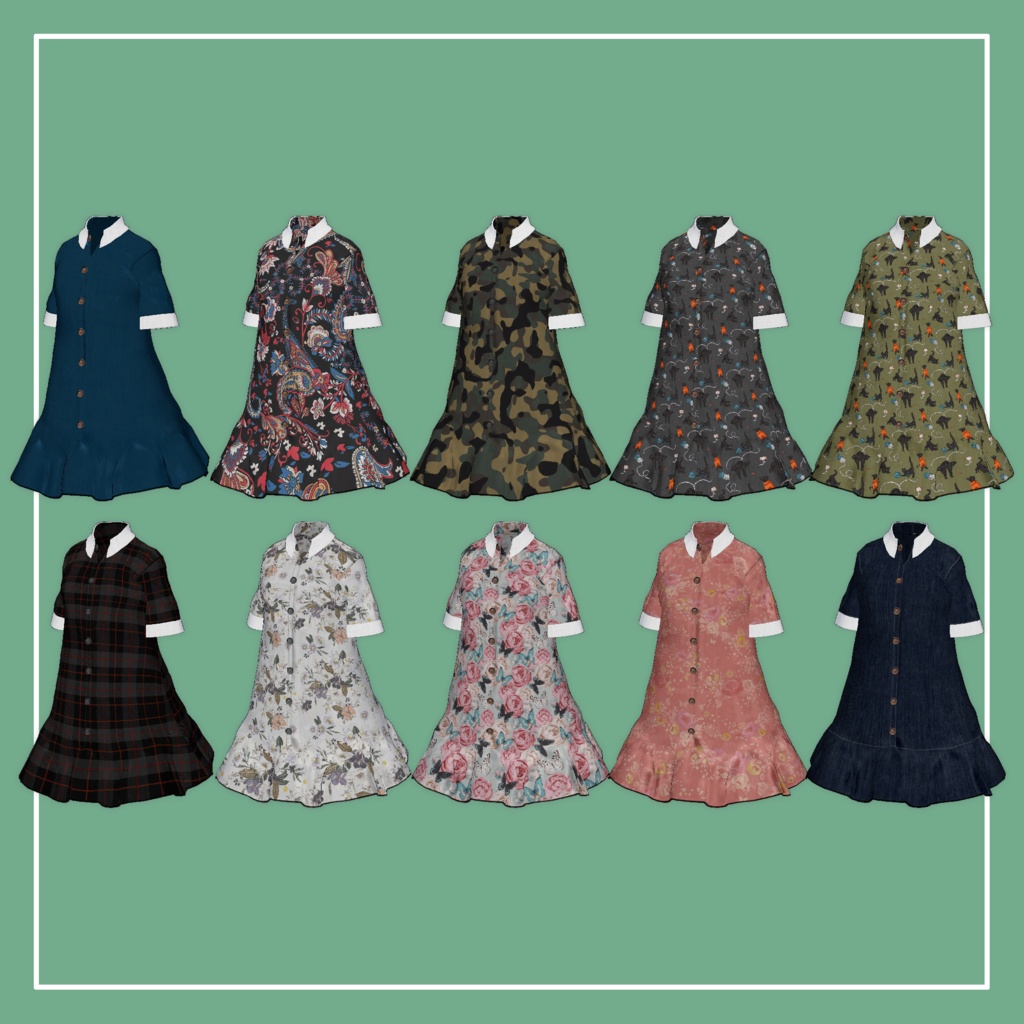 【VRChat】Marycia専用 Mini Onepiece(MA対応)