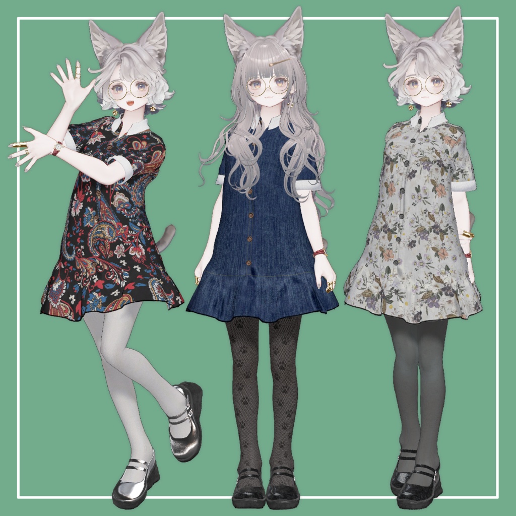 【VRChat】Marycia専用 Mini Onepiece(MA対応)