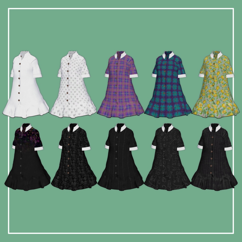 【VRChat】Marycia専用 Mini Onepiece(MA対応)