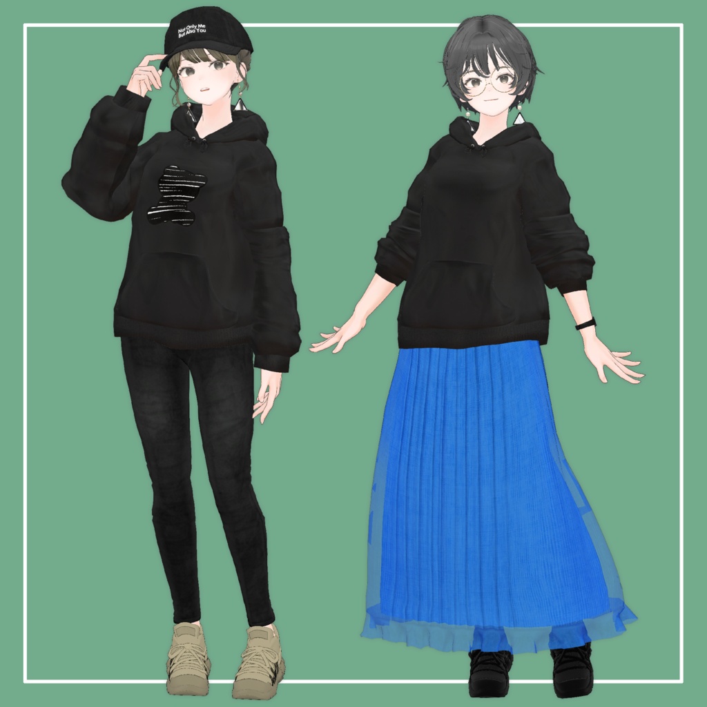 【VRChat】Lowtus専用 Hoodie(MA対応)
