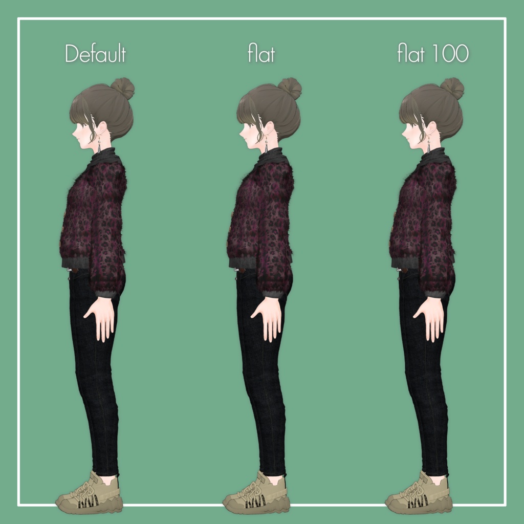 【VRChat】Lowtus専用 Knit Tops(MA対応)