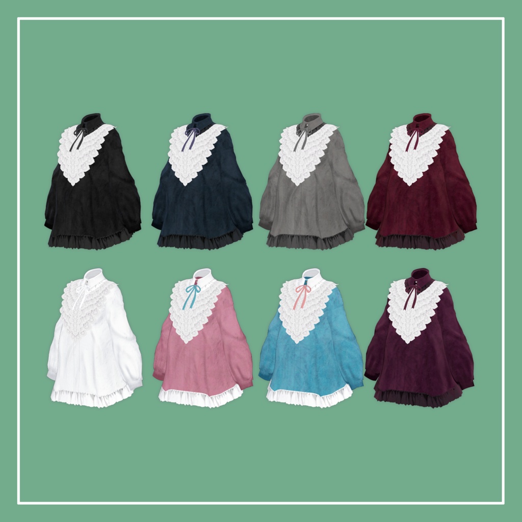 【VRChat】Marycia専用 LaceFrills Onepiece(MA対応)