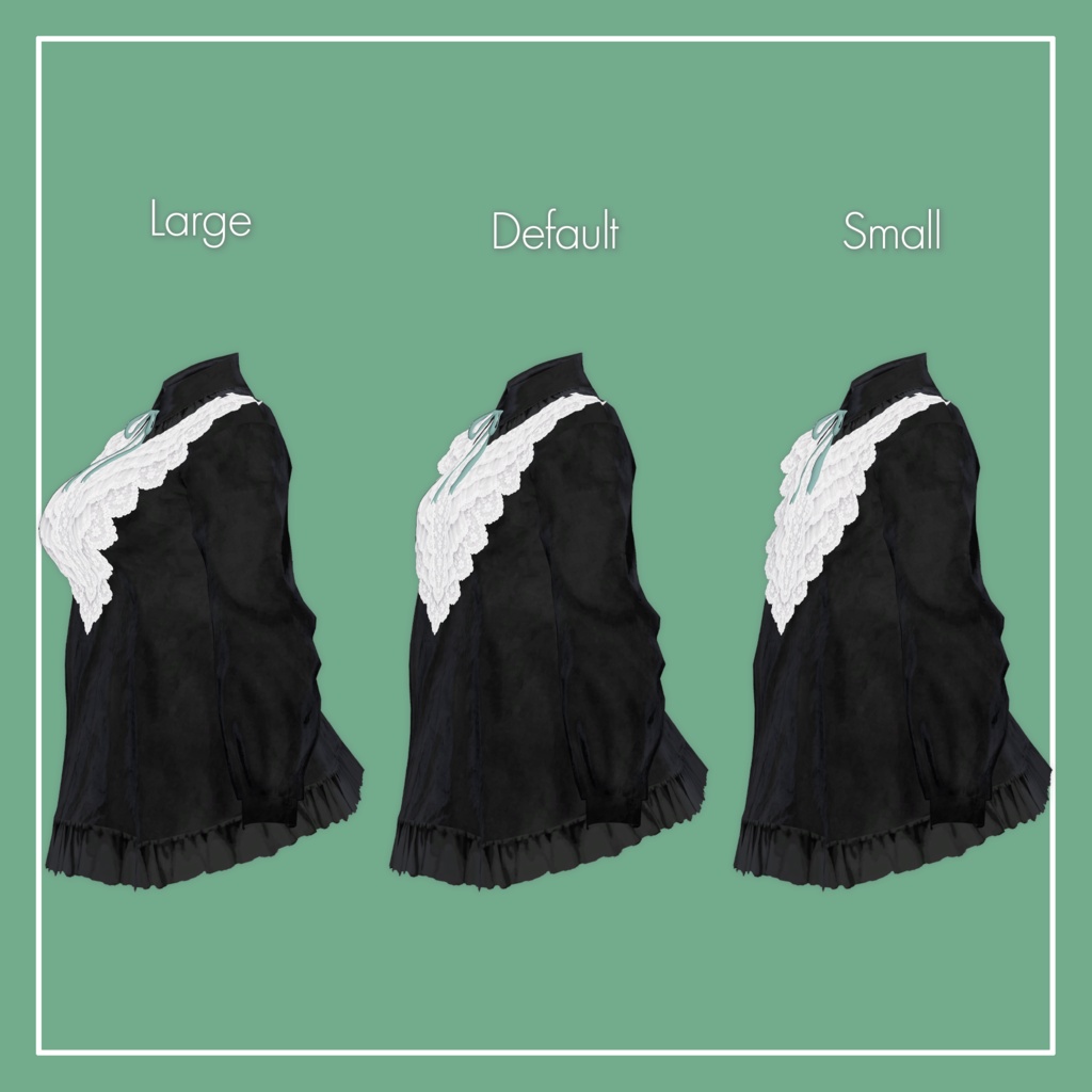 【VRChat】Marycia専用 LaceFrills Onepiece(MA対応)