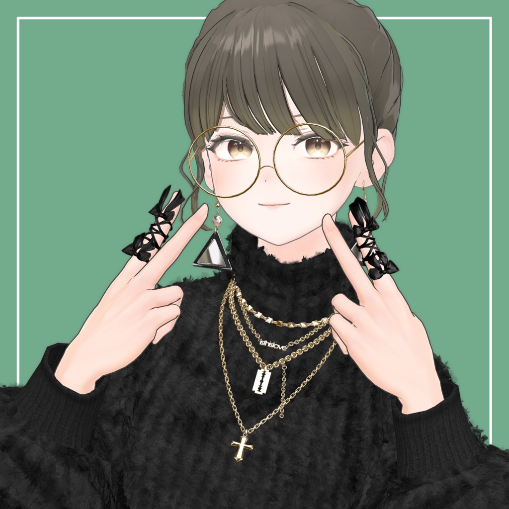 【VRChat】汎用 RibbonRing