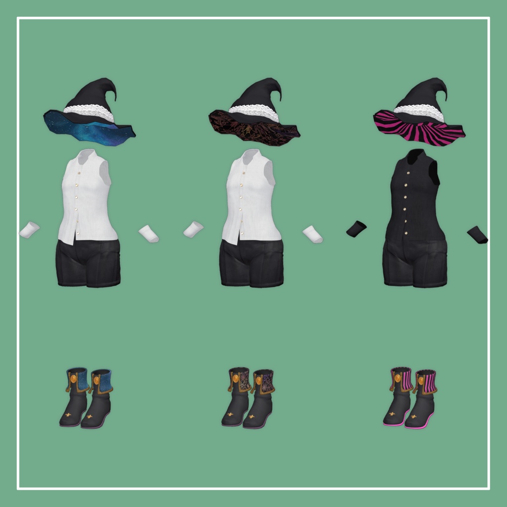 【VRChat】Marycia専用 Witch Costume(MA対応)