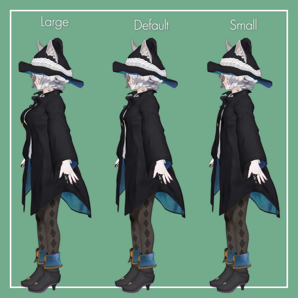 【VRChat】Marycia専用 Witch Costume(MA対応)