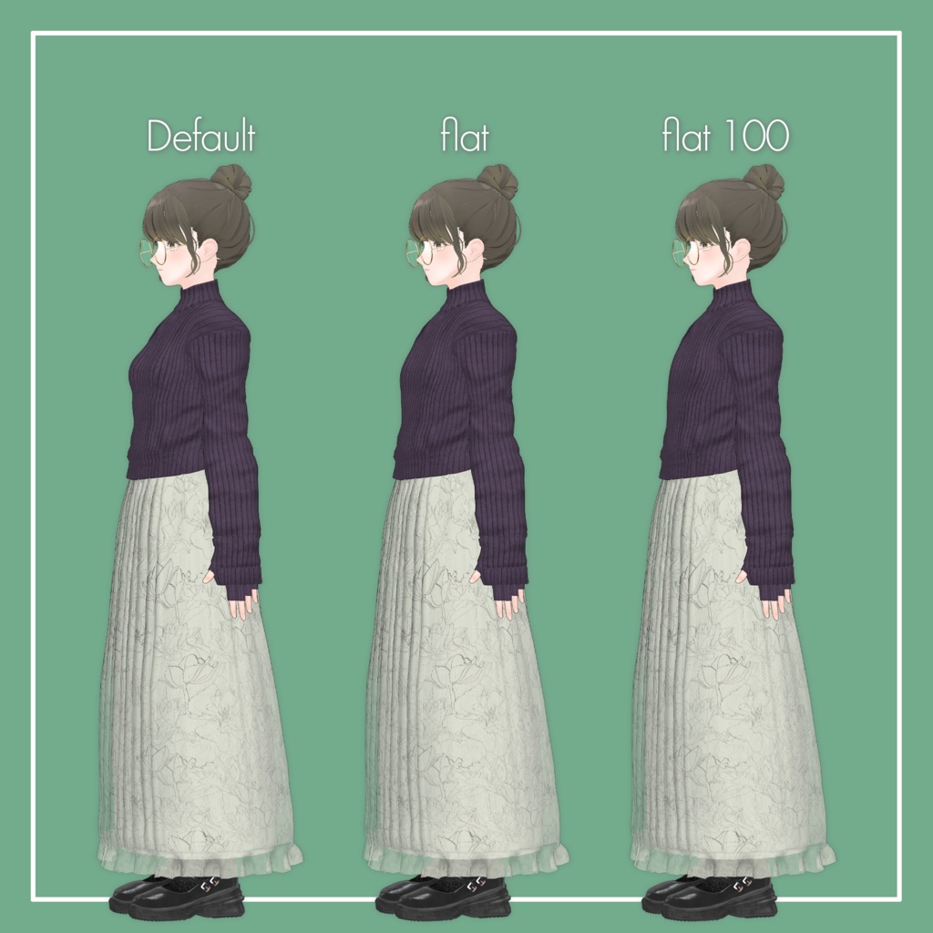 【VRChat】Lowtus専用 LongSleeve Knit(MA対応)