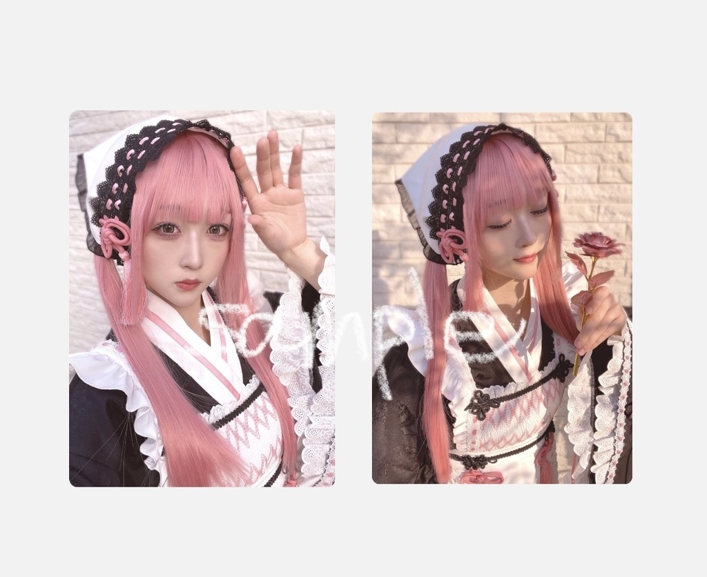 和装メイドブロマイド2枚セット