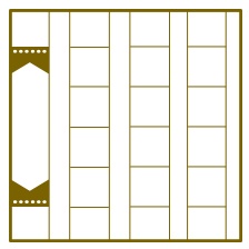 pictSQUARE用店舗外観・お品書き(原稿用紙風)