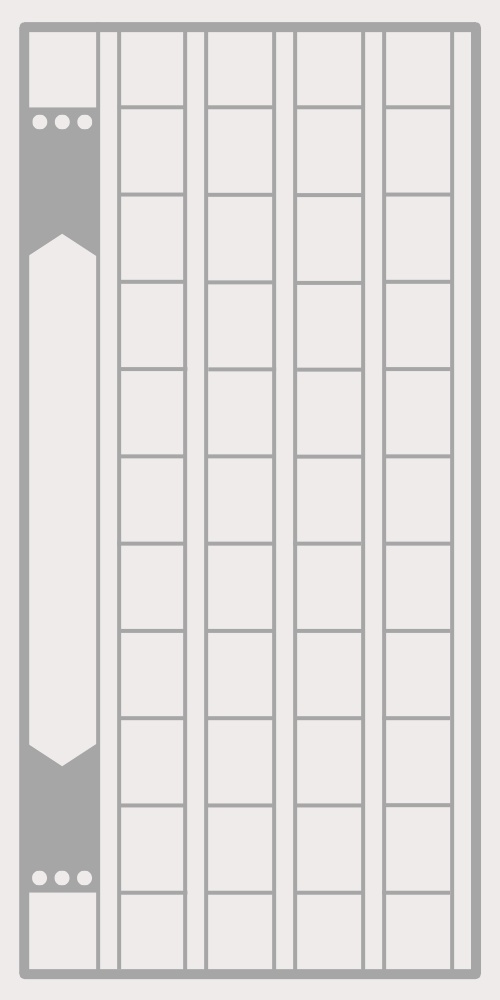 pictSQUARE用店舗外観・お品書き(原稿用紙風)
