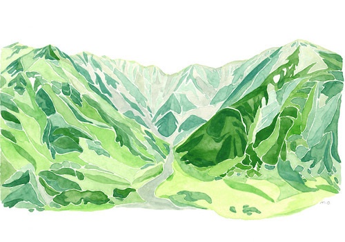 山絵葉書 立山連峰を望む Misakiookubo Booth
