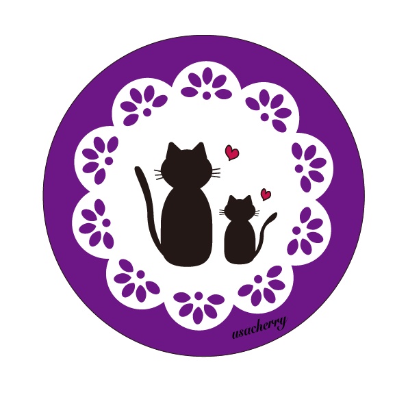 レースねこ♡SNS用アイコン