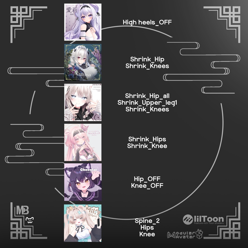 ● 『VRC衣装』 Casual_Latex ●