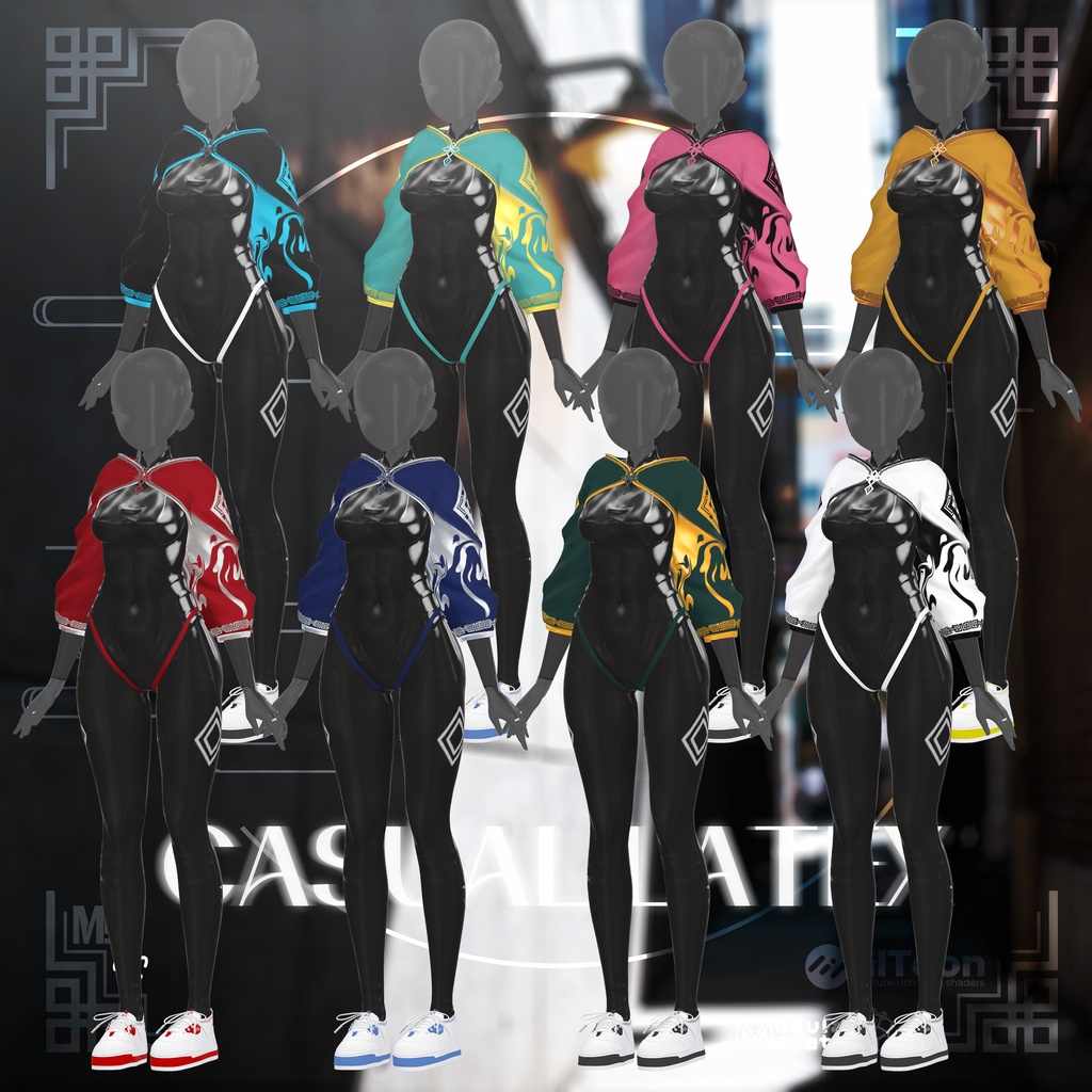 ● 『VRC衣装』 Casual_Latex ●