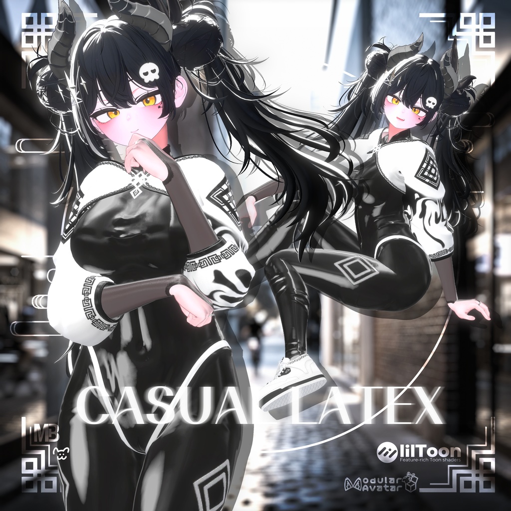 ● 『VRC衣装』 Casual_Latex ●