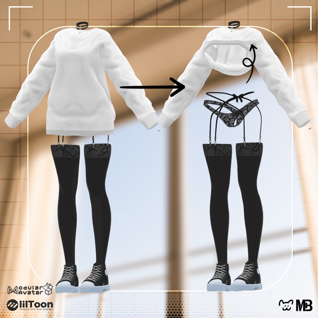 ● 『VRC衣装』 SweatShirt ●