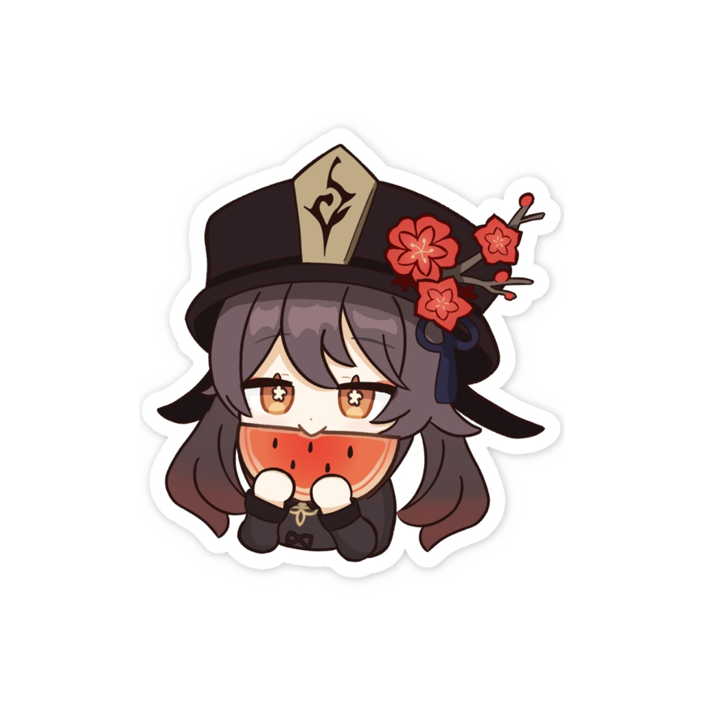 ふーたおスマホステッカー(スイカ)