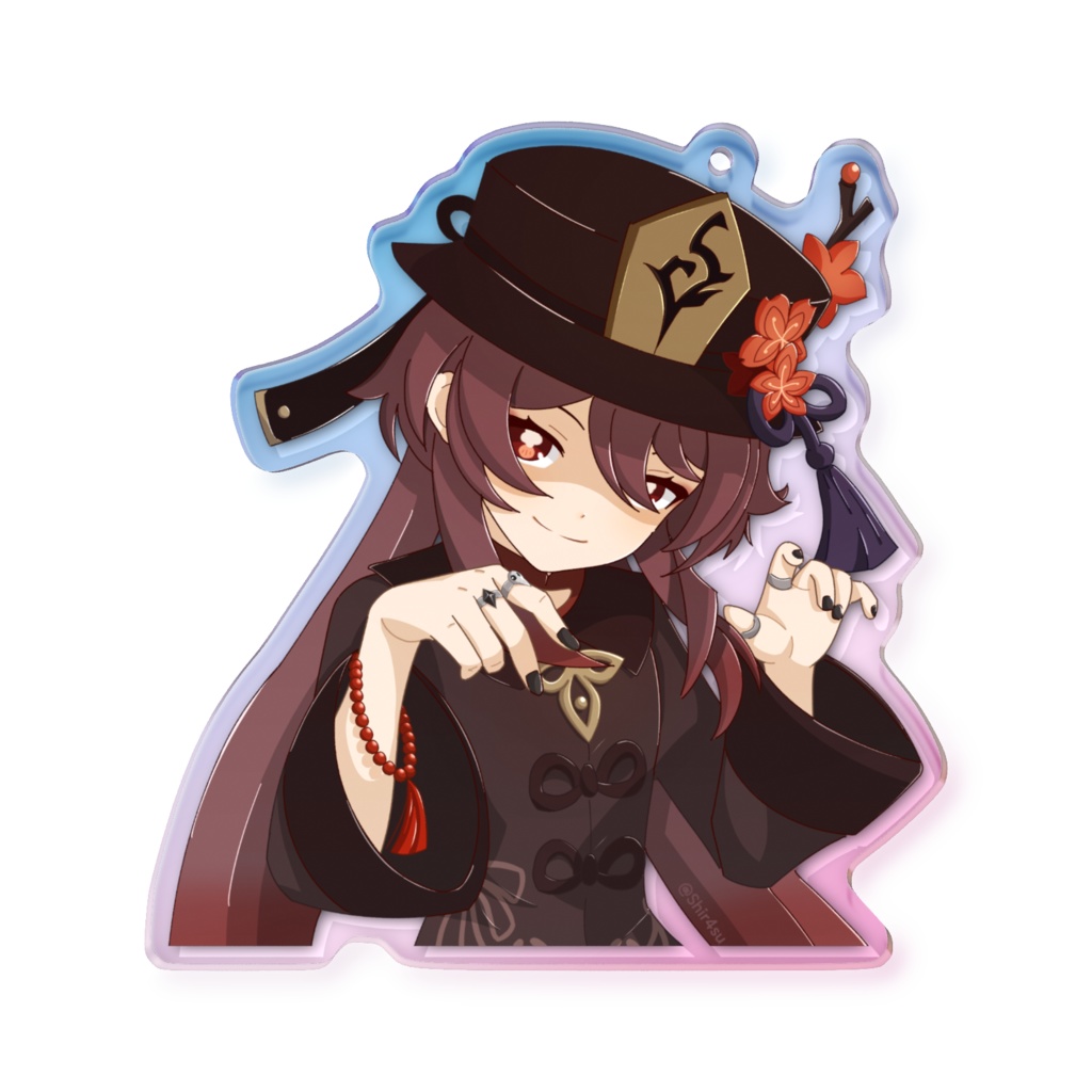 ふーたおアクキー(オーロラ)